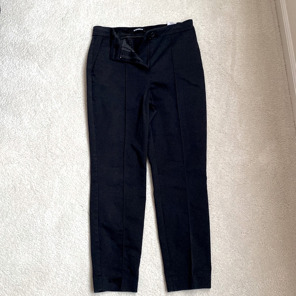 Express black work pants